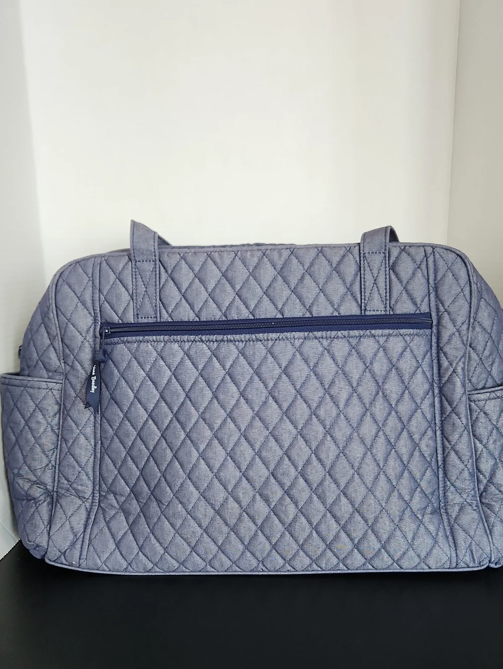 Vera Bradley Quilted Baby Bag in Dusty Blue